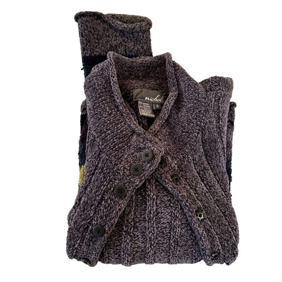 🔥Lisa Nichols Button-up Women's Cardigan Sweater, Sz S, Multicolored VGC🔥 - Picture 5 of 7